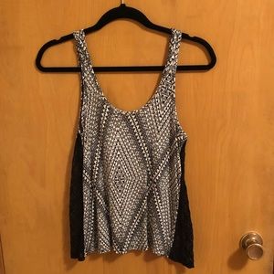 aztec printed tank top